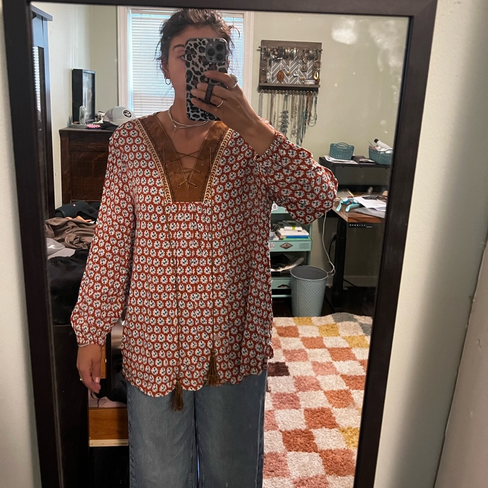 Flowy wrangler top